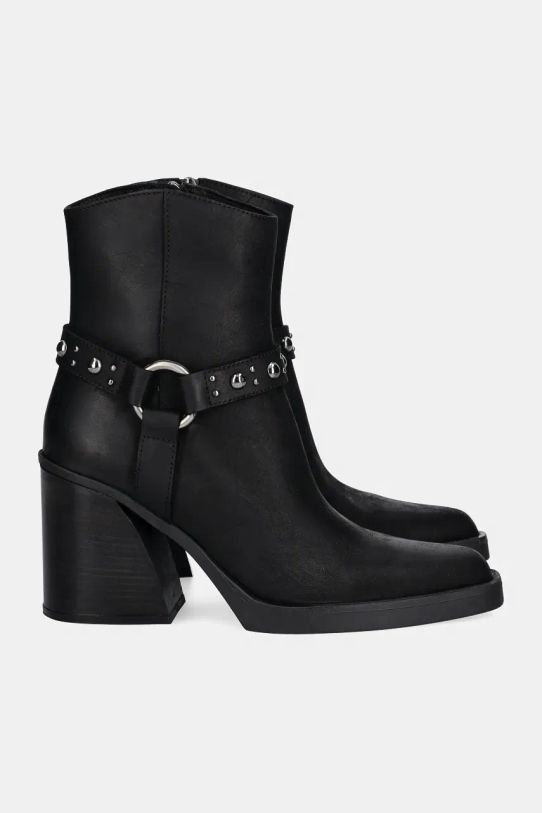 Încălțăminte Answear Lab cizme de piele 6294.TRAT negru