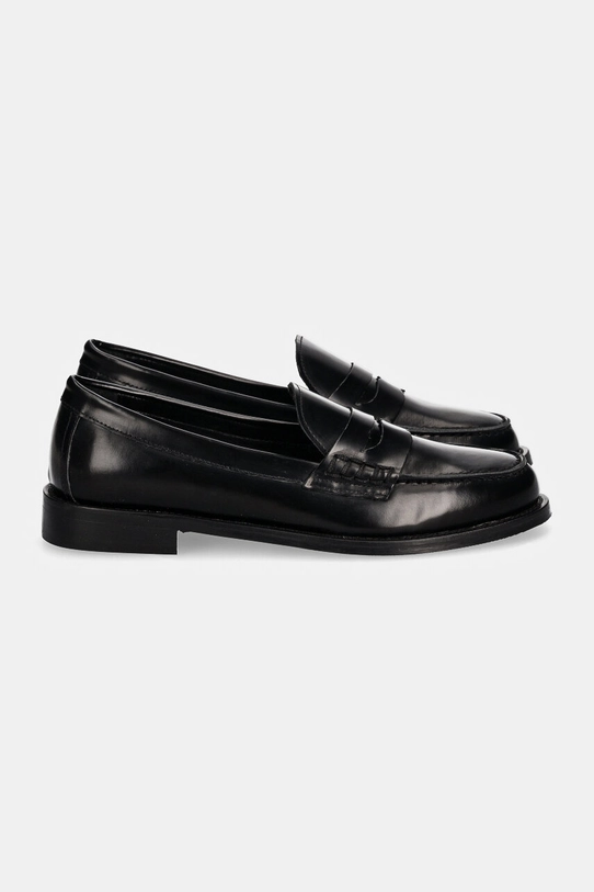 Încălțăminte Answear Lab mocasini de piele 50906.TRAT negru