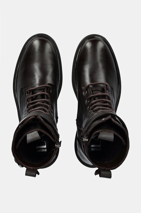 Kožené členkové topánky Answear.LAB 8603.TRAT hnedá