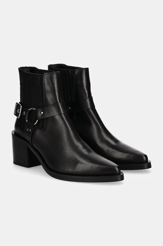 Answear Lab ghete chelsea de piele 47312.TRAT negru WA24