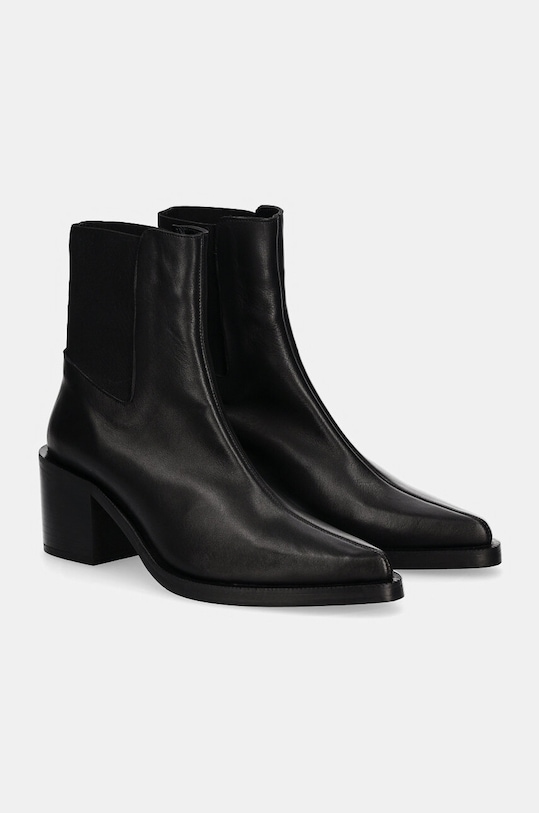 Answear Lab ghete chelsea de piele 47311.TRAT negru WA24