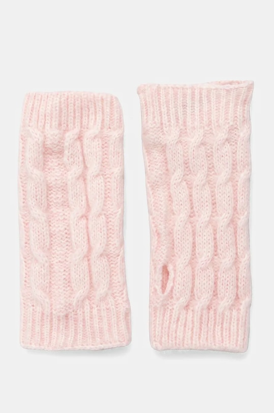 Answear.LAB ocieplacze z wełny merino wełna różowy WA24.RED003