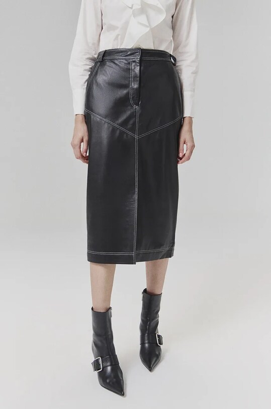 Спідниця Answear.LAB WA24.SDD003 чорний WA24