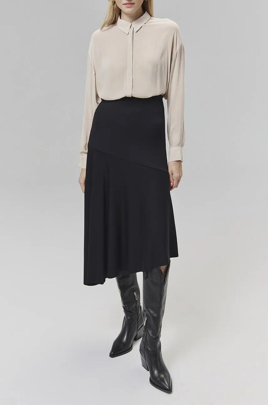 Юбка Answear.LAB casual чёрный WA24.SDD007