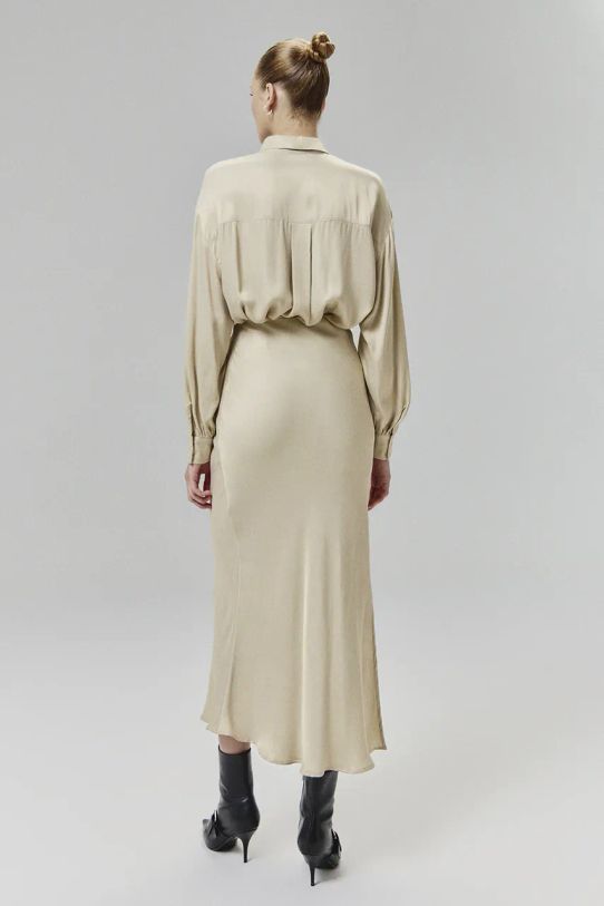 Odzież Answear.LAB spódnica WA24.SDD008 beżowy