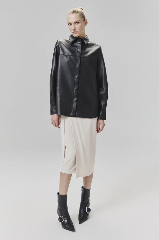 Suknja Answear.LAB WA24.SDD009 bež WA24