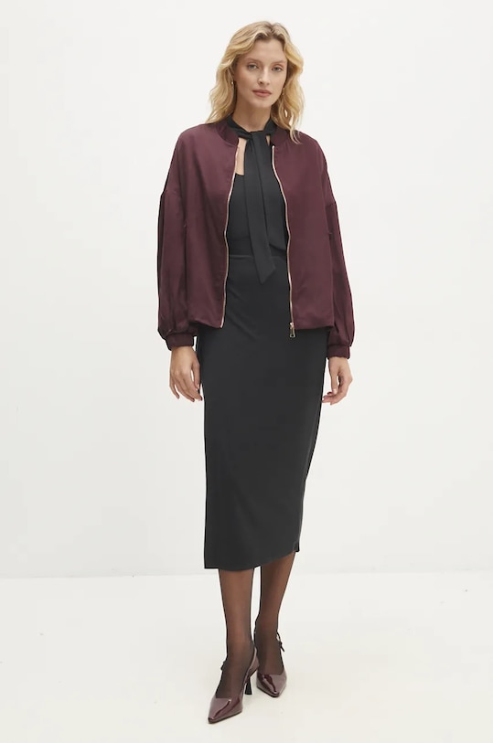 Answear Lab fustă WA24.SDD009 negru WA24