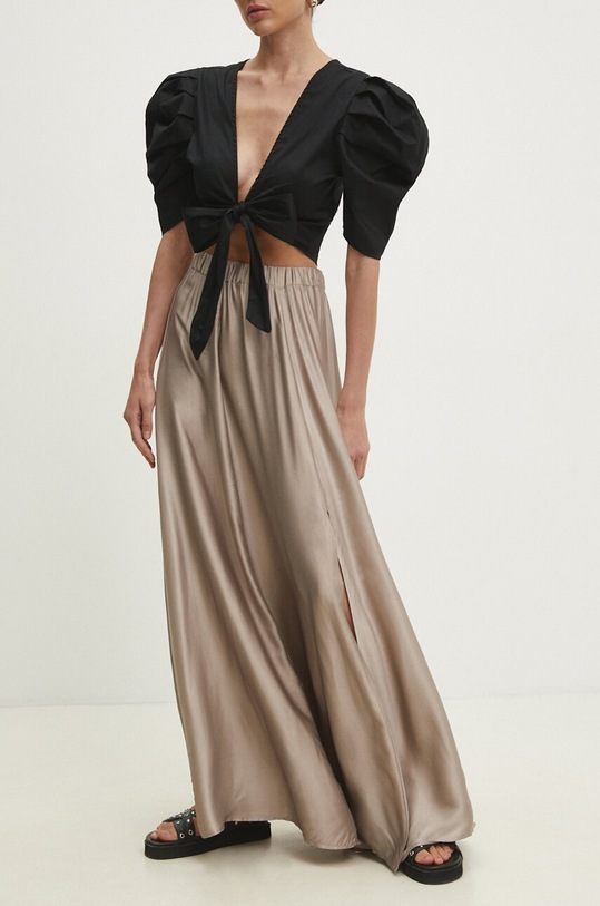 Answear.LAB spódnica WS24.SDD010 srebrny WA24