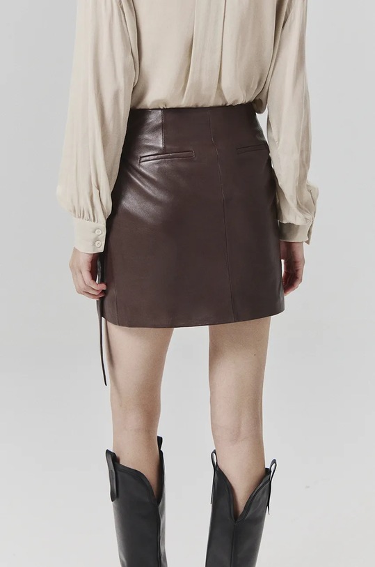 Oblečenie Kožená sukňa Answear.LAB WA24.SDD0O5 hnedá