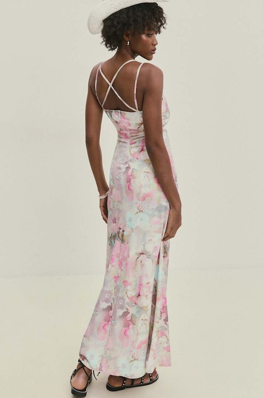 Šaty Answear.LAB kvetinový ružová wa24.ssd020