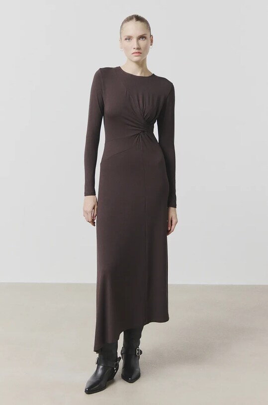 Платье Answear.LAB casual коричневый WA24.SUD008