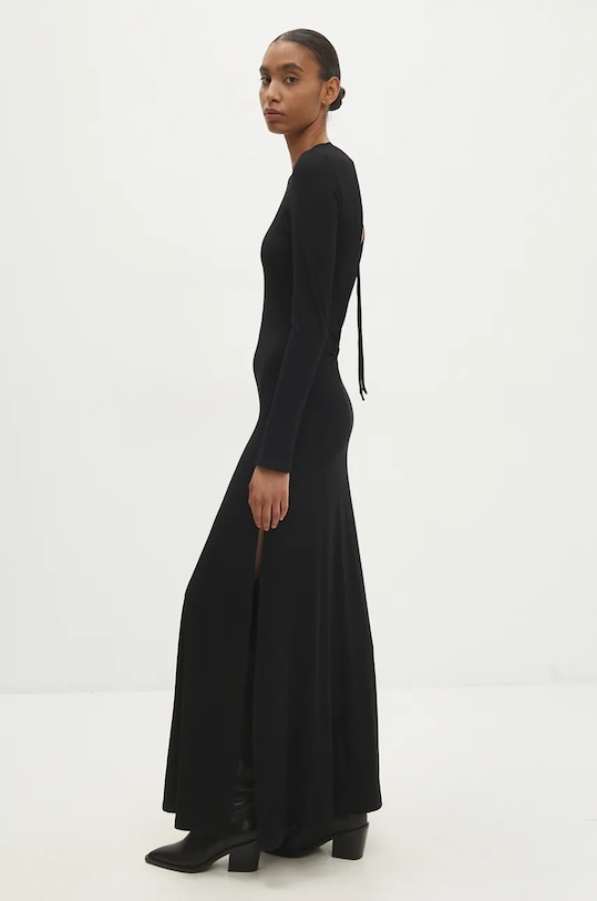 Šaty Answear.LAB maxi černá WA24.SUD009