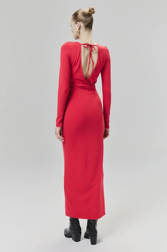 Answear Lab rochie WA24.SUD011 rosu WA24