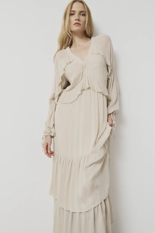 Платье Answear.LAB WA24.SUD013 бежевый WA24
