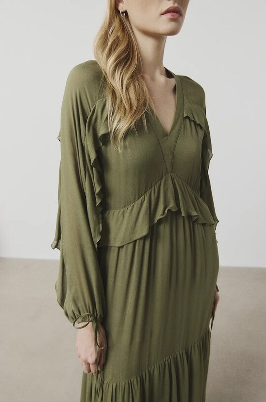 Одежда Платье Answear.LAB WA24.SUD013 зелёный