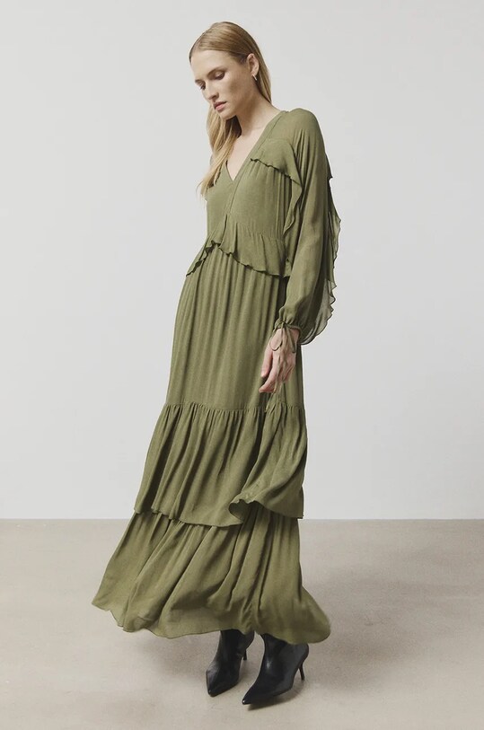 Платье Answear.LAB зелёный WA24.SUD013