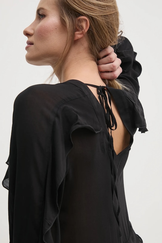 Answear.LAB sukienka WA24.SUD013 czarny