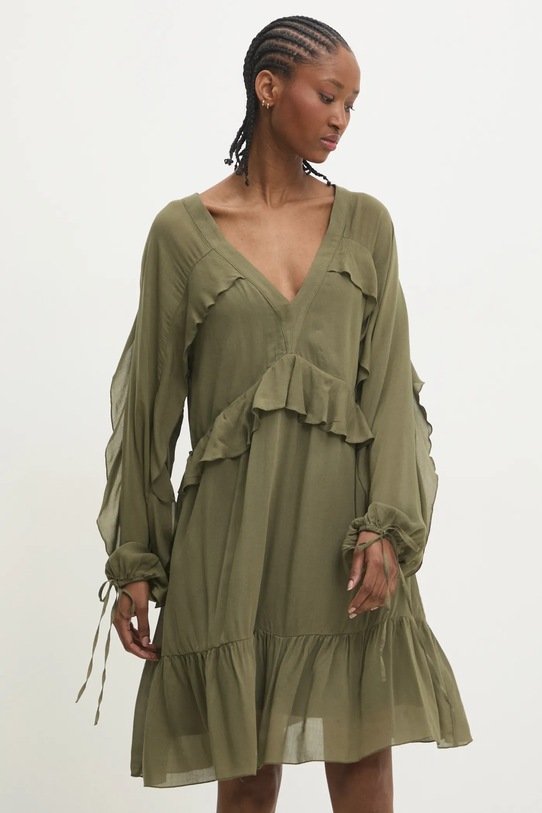 Odzież Answear.LAB sukienka WA24.SUD014 zielony