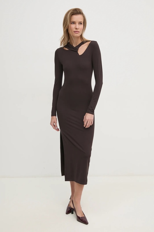 Haljina Answear.LAB smeđa WA24.SUD01A