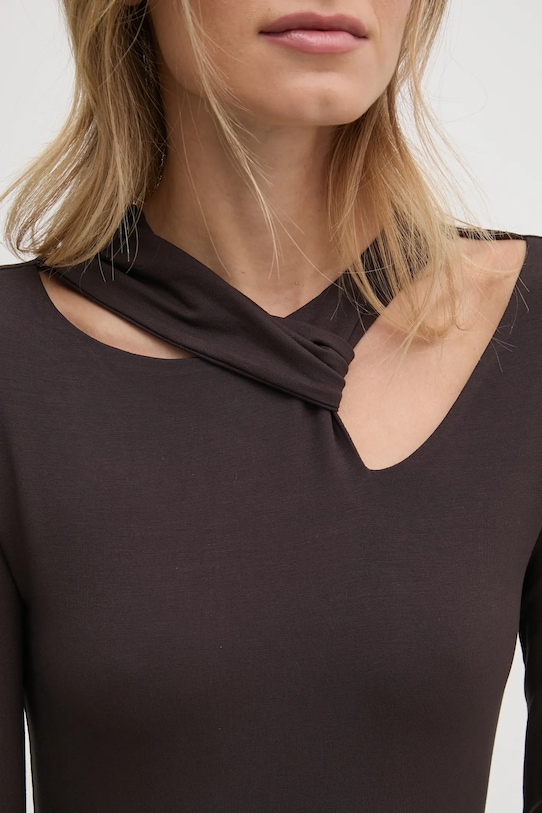 Haljina Answear.LAB WA24.SUD01A smeđa