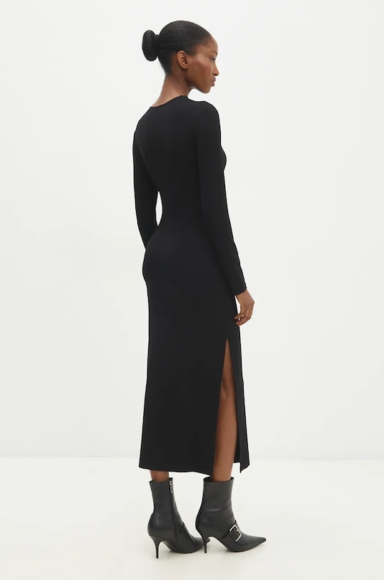Answear.LAB sukienka WA24.SUD01A czarny WA24