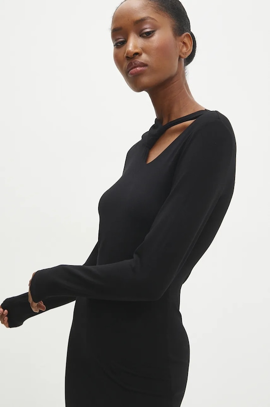 Odzież Answear.LAB sukienka WA24.SUD01A czarny