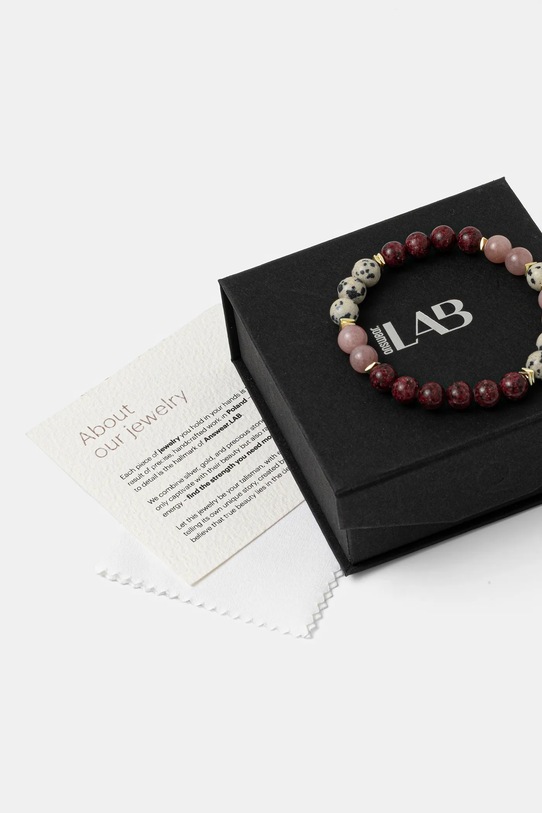 Akcesoria Answear.LAB bransoletka z kamieni naturalnych, ręcznie wykonana WA25-ABD006 multicolor