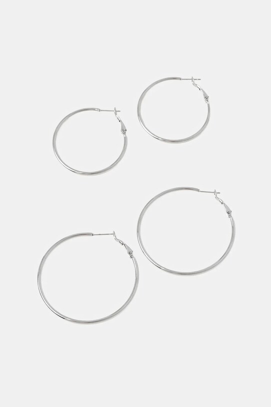 Answear Lab kolczyki 2-pack 2-pack srebrny WA25.AKD029