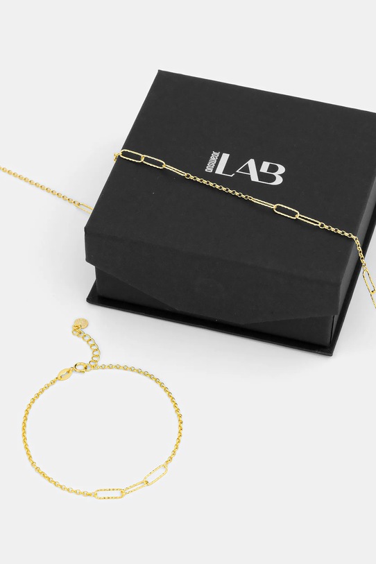 Answear.LAB naszyjnik i bransoletka ze srebra pokrytego złotem złoty SET130.4C.3C.hak