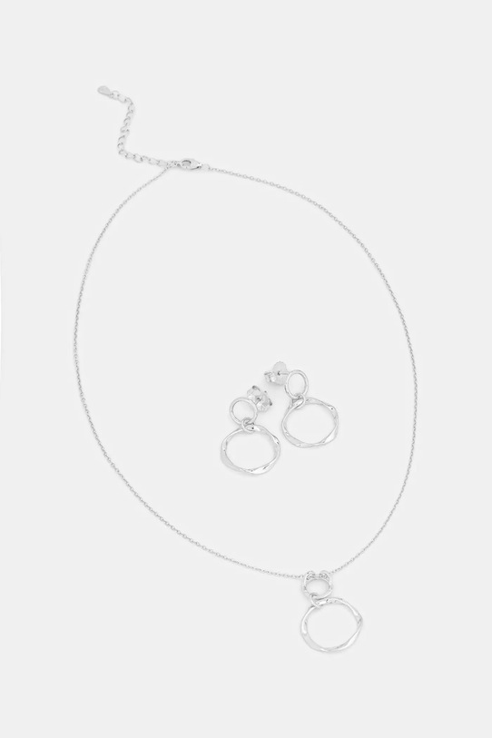 Answear.LAB naszyjnik i kolczyki srebrne Gift Box srebrny PSET209.1.3.hak