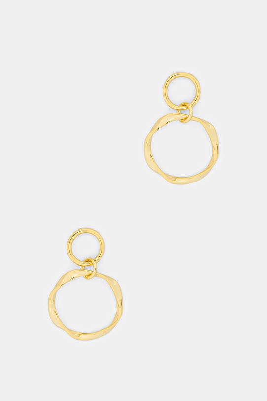 Akcesoria Answear.LAB naszyjnik i kolczyki ze srebra pokrytego złotem PSET209.1C.3C.hak złoty