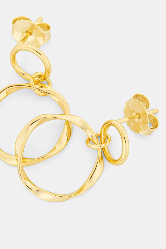 Answear.LAB naszyjnik i kolczyki ze srebra pokrytego złotem złoty PSET209.1C.3C.hak