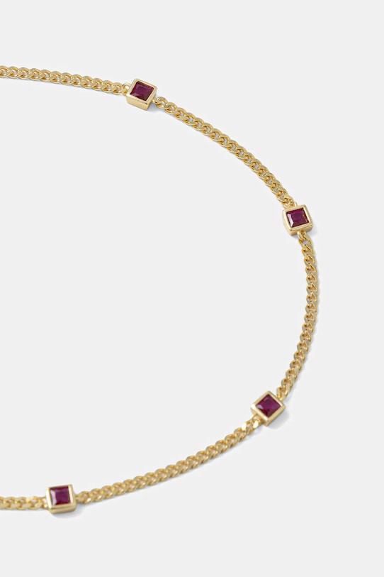 Accesorii Answear.LAB colier din argint placat cu aur PSET144/3C aur