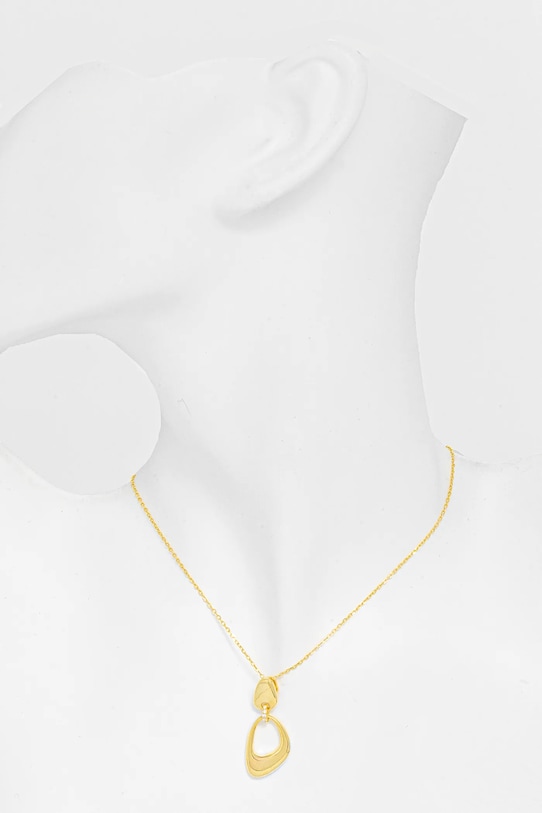 Answear.LAB naszyjnik ze srebra pokrytego złotem SET197.3C.hak złoty WS26
