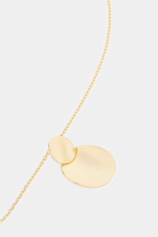 Akcesoria Answear.LAB naszyjnik srebrny pozłacany PSET203.3C.hak złoty