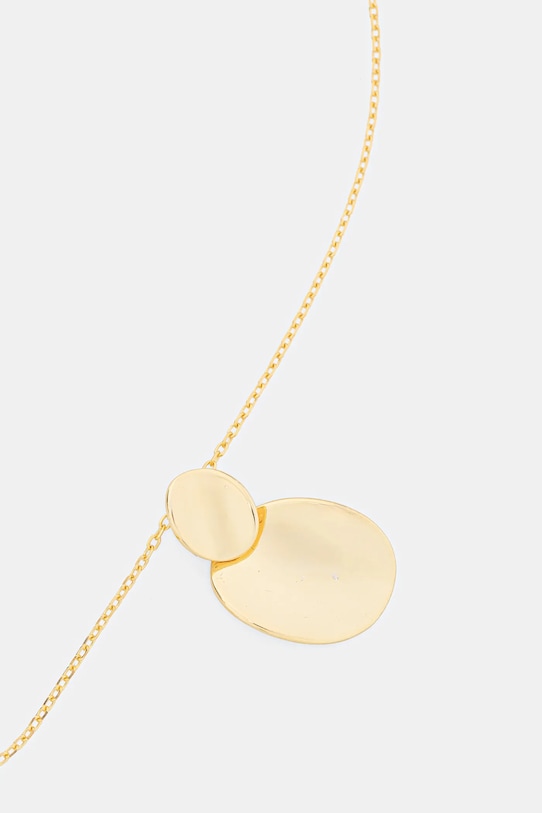 Akcesoria Answear.LAB naszyjnik srebrny pozłacany PSET203.3C.hak złoty