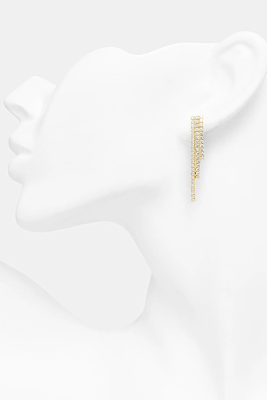 Akcesoria Answear.LAB kolczyki srebrne PSET118/1C złoty