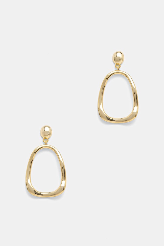 Answear.LAB kolczyki srebrne pozłacane pozłacane złoty PSET211.1C.hak