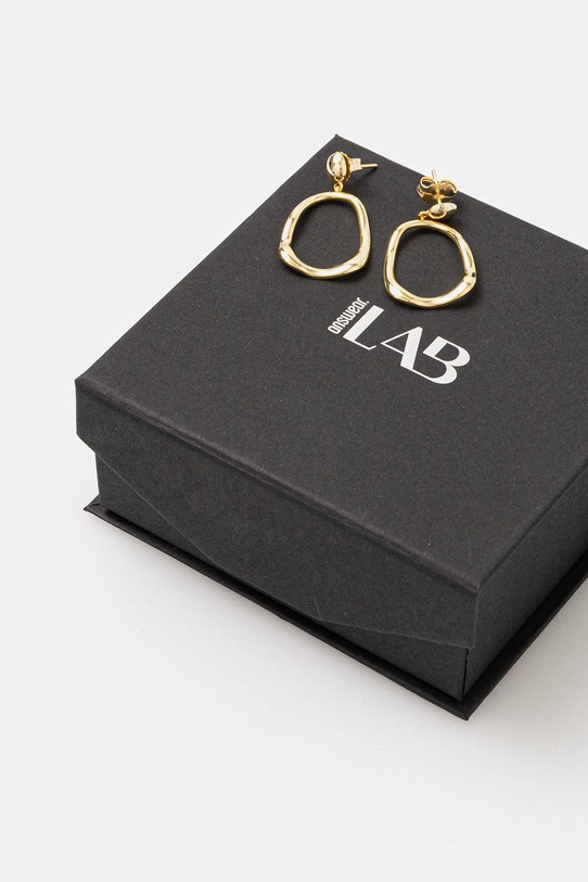 Answear.LAB kolczyki srebrne pozłacane złoty PSET211.1C.hak