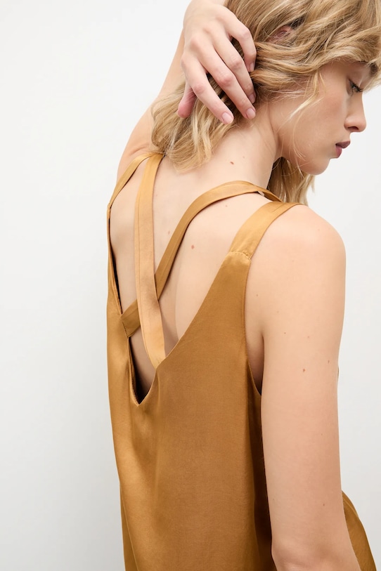 Answear.LAB bluzka regular brązowy 54088