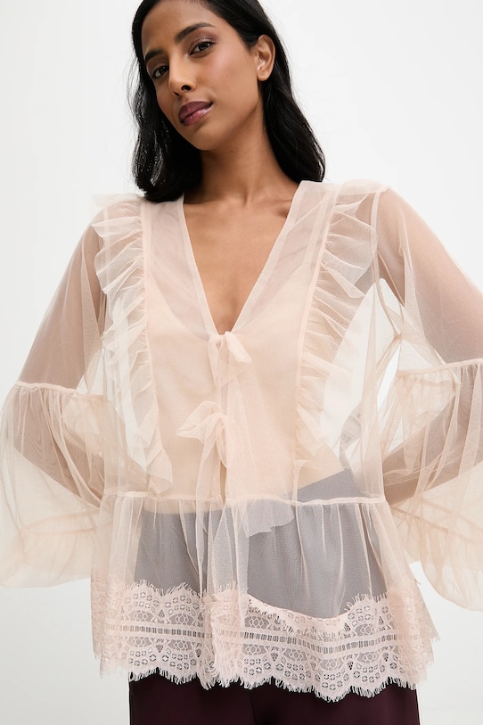 Blúzka Answear.LAB béžová 93203