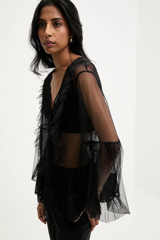 Answear.LAB bluzka czarny 93203