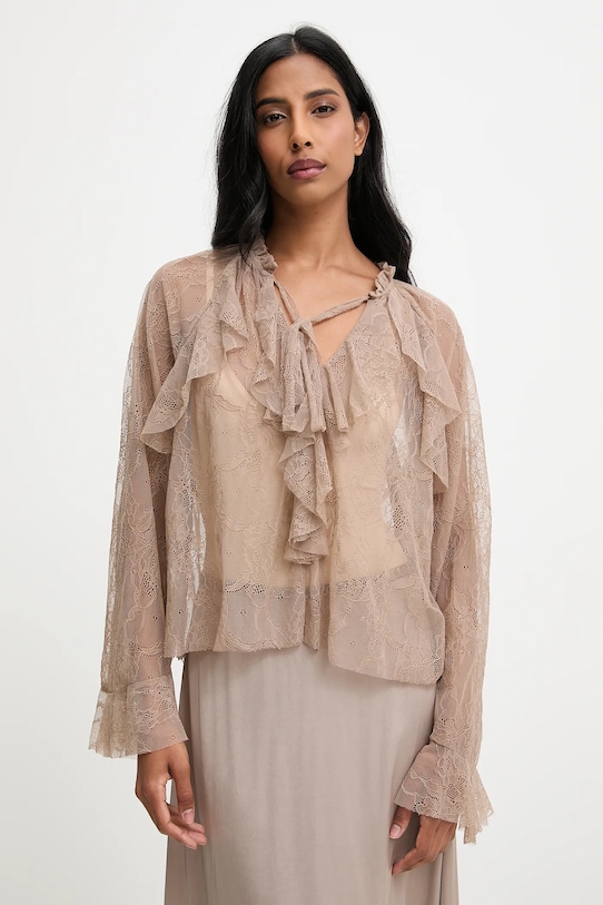 Answear.LAB bluza maro 93210