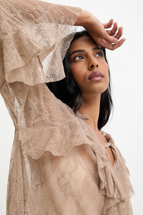 Answear.LAB bluza 93210 maro