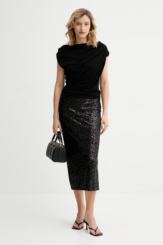 Answear.LAB bluza 55072 negru WA25