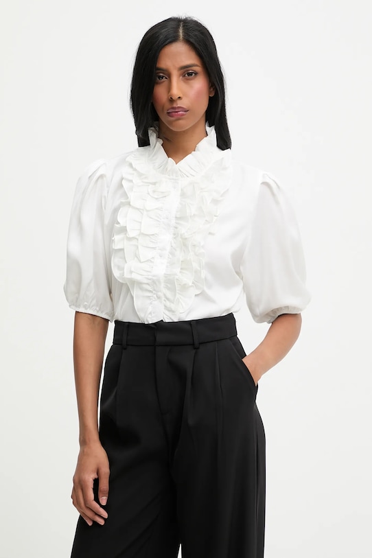 Answear.LAB bluza fixat alb 9604.FLK