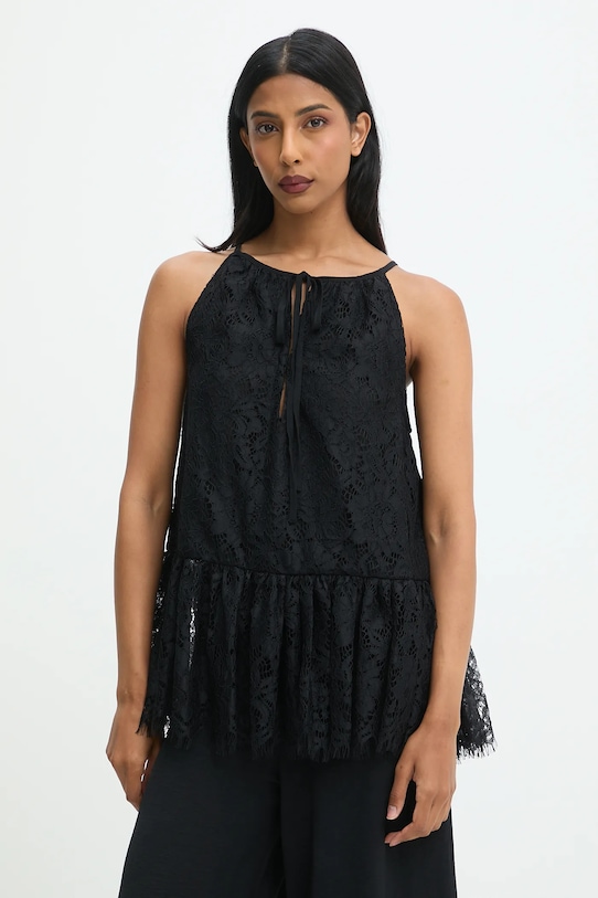 Μπλουζάκι Answear.LAB casual μαύρο 80769.1.F