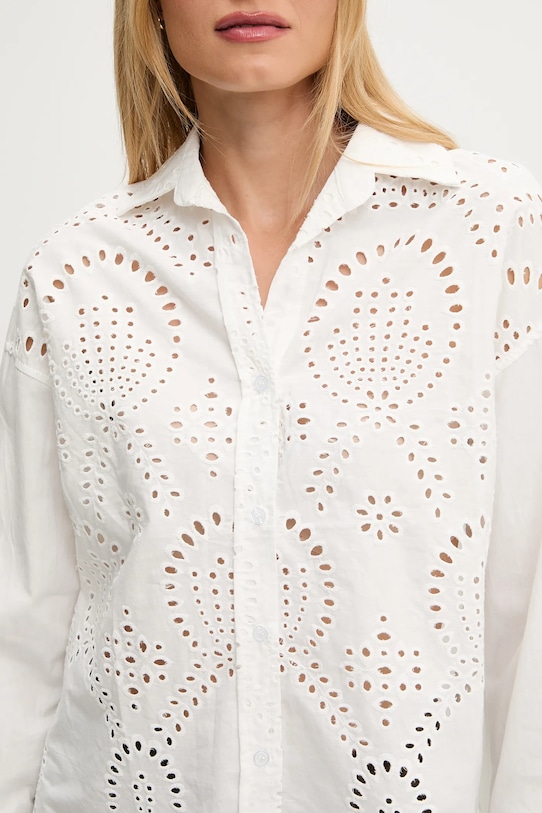 Bavlněná halenka Answear.LAB A3315 bílá