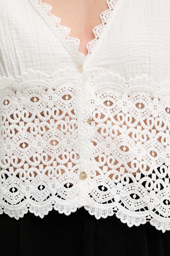 Bavlněná košile Answear.LAB FT1021 bílá