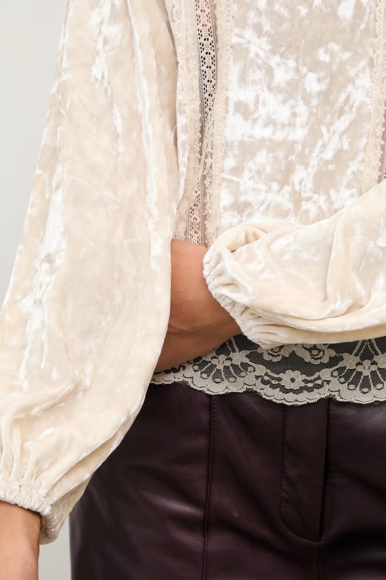 Zamatová blúzka Answear.LAB 81057.FLK